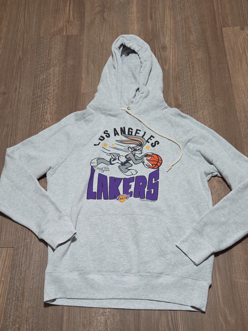 HOMAGE Gray Los Angeles Lakers Graphic Hoodie